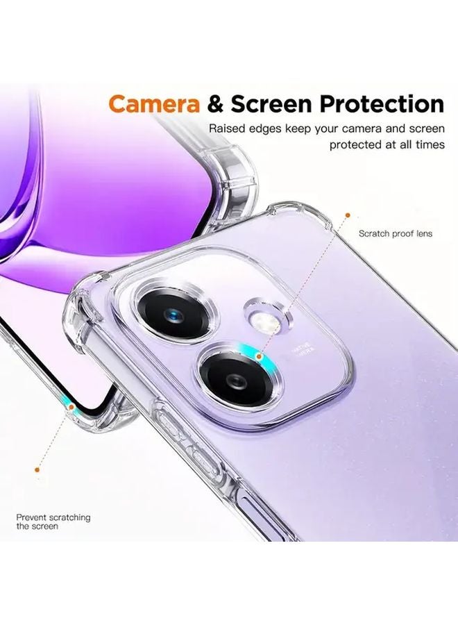 غطاء خلفي شفاف مقاوم للصدمات من TPU لهاتف Oppo A3 Pro - Image 3